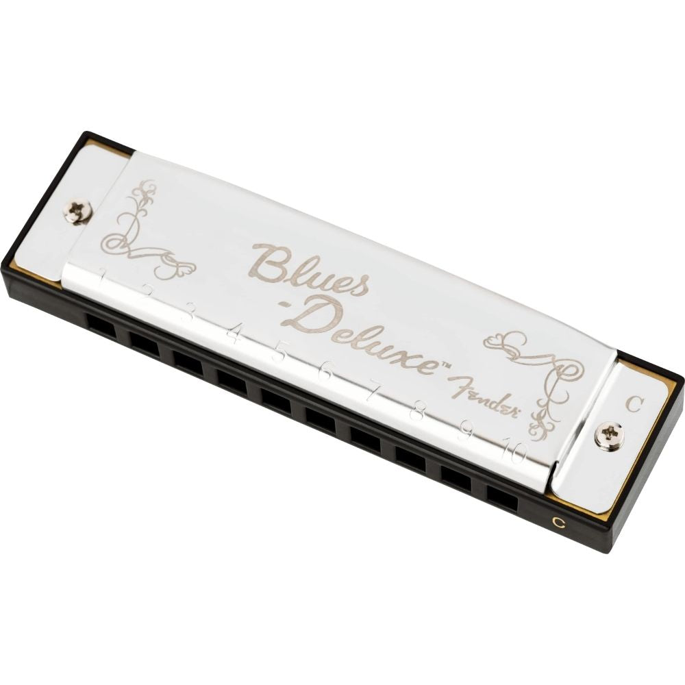 Fender Blues Deluxe Harmonica in Key of C-harmonica-Fender-Hermes Music