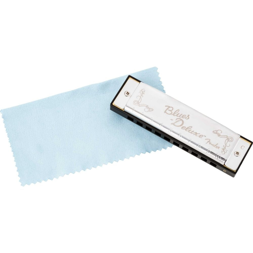 Fender Blues Deluxe Harmonica in Key of C-harmonica-Fender-Hermes Music