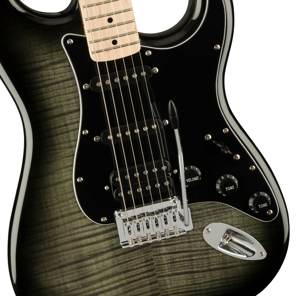 Fender Affinity Series Stratocaster FMT HSS Black-guitar-Fender- Hermes Music