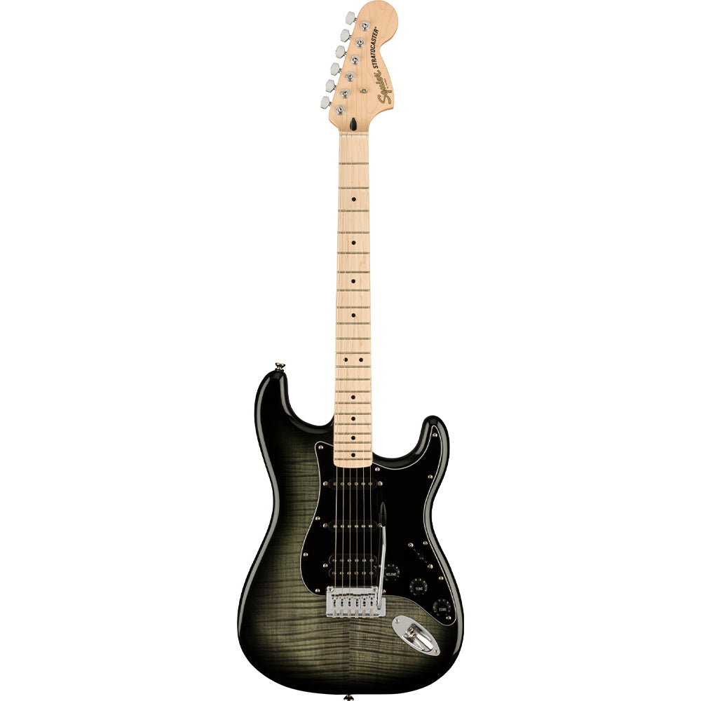 Fender Affinity Series Stratocaster FMT HSS Black-guitar-Fender- Hermes Music