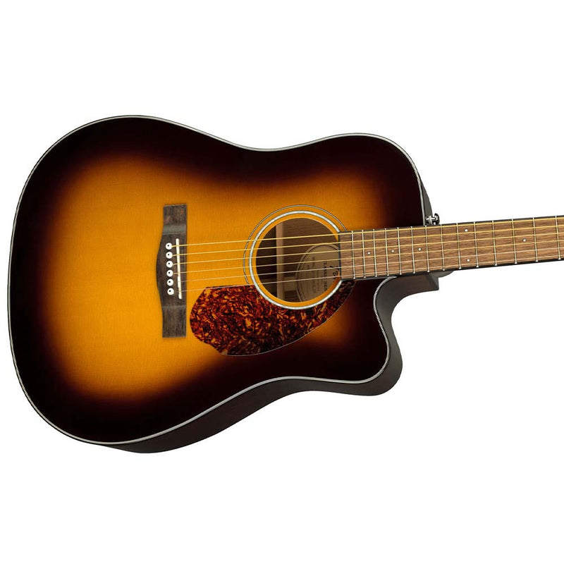 Fender CD-140SCE Dreadnought Acoustic Electric Guitar Sunburst-guitar-Fender- Hermes Music