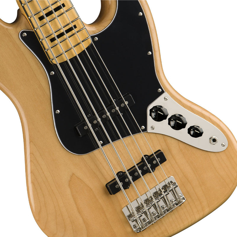 Fender Classic Vibe '70s Jazz Bass V Natural-bass-Fender- Hermes Music