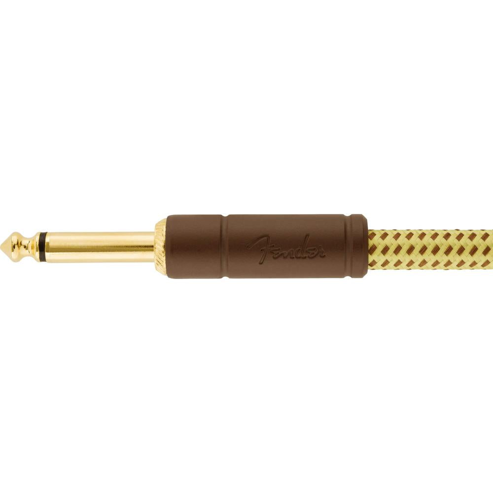 Fender Deluxe Series Tweed Instrument Cables 15in Straight
