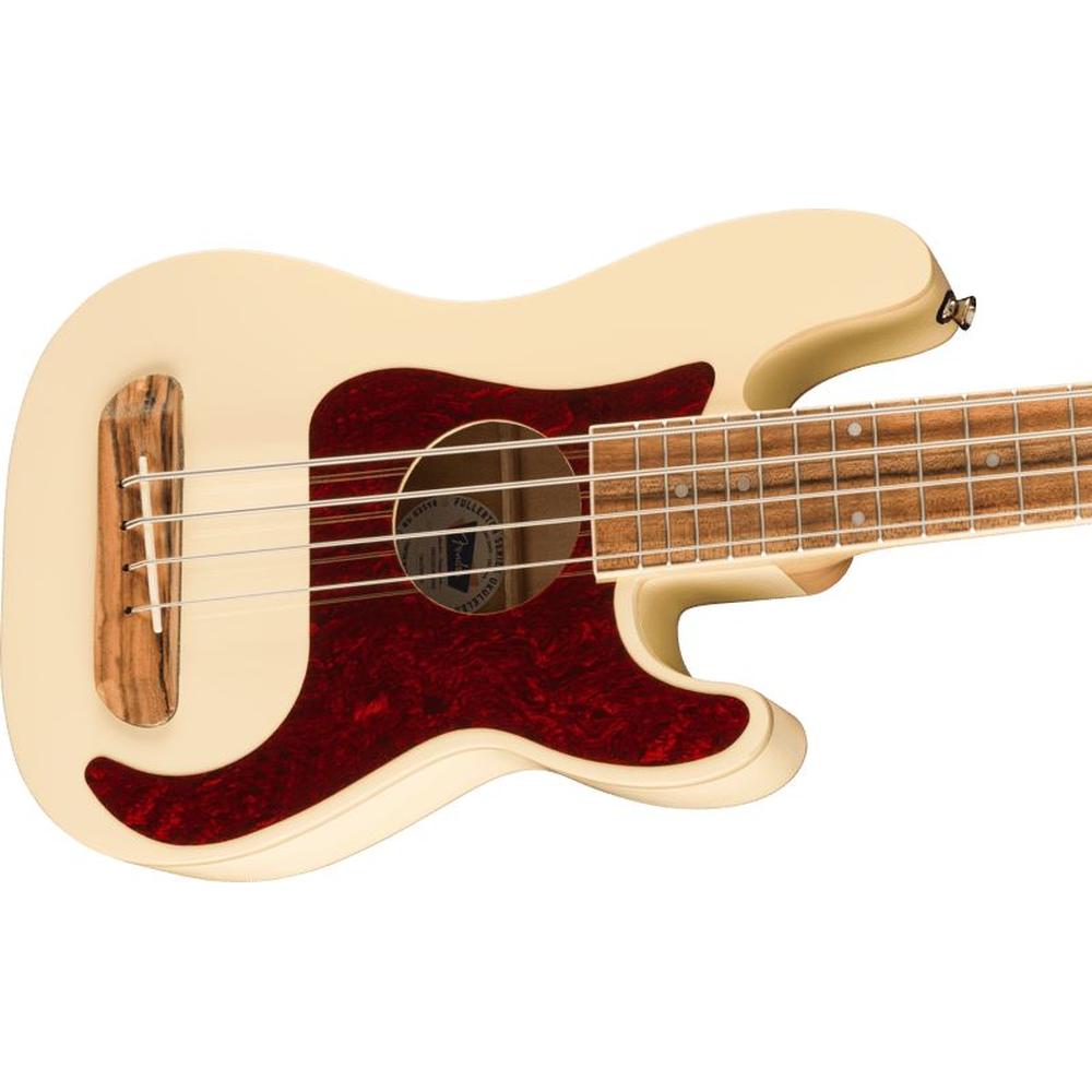 Fender Fullerton Precision Bass Uke in Olympic White