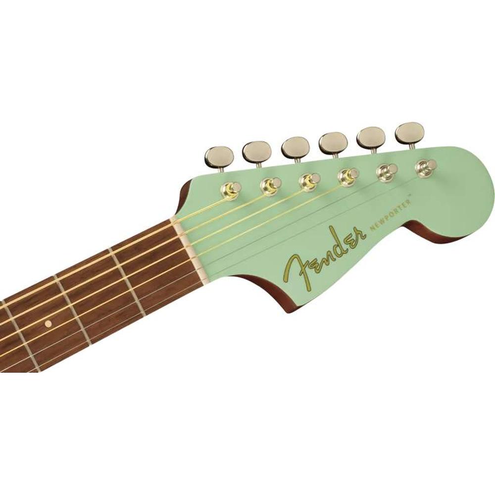 Fender Newporter Player Acoustic Guitar in Surf Green