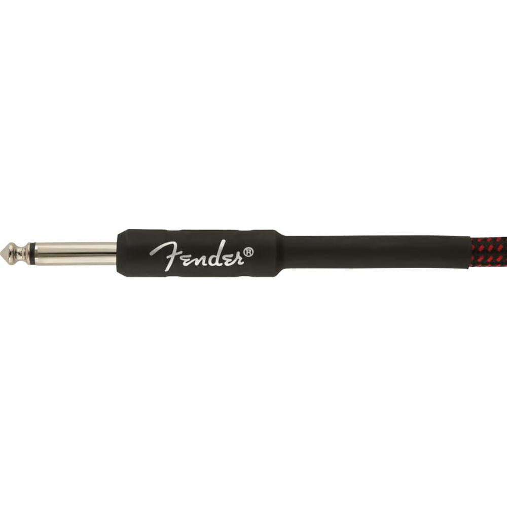 Fender Professional Series Tweed Instrument Cables in Red Tweed