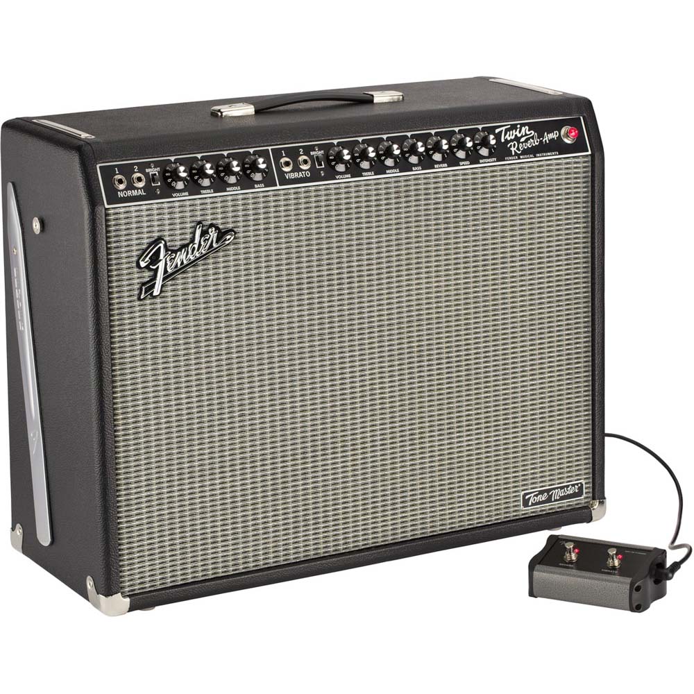 Fender Tone Master Twin Reverb 200W 2x12 Guitar Combo Amp Black-guitar amp-Fender- Hermes Music