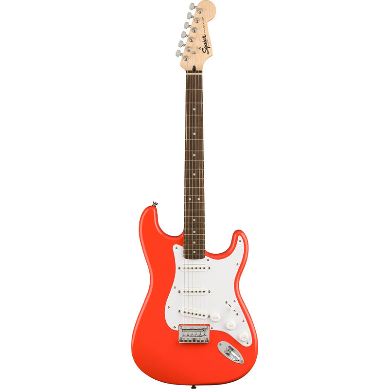 Fender® Squier Bullet Series Strat Electric Guitar Red-guitar-Fender- Hermes Music