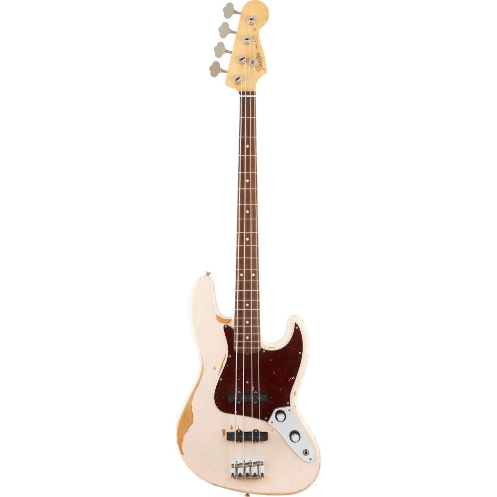Fender Artist Signature Series Flea Jazz Bass in Shell Pink-Fender-Hermes Music