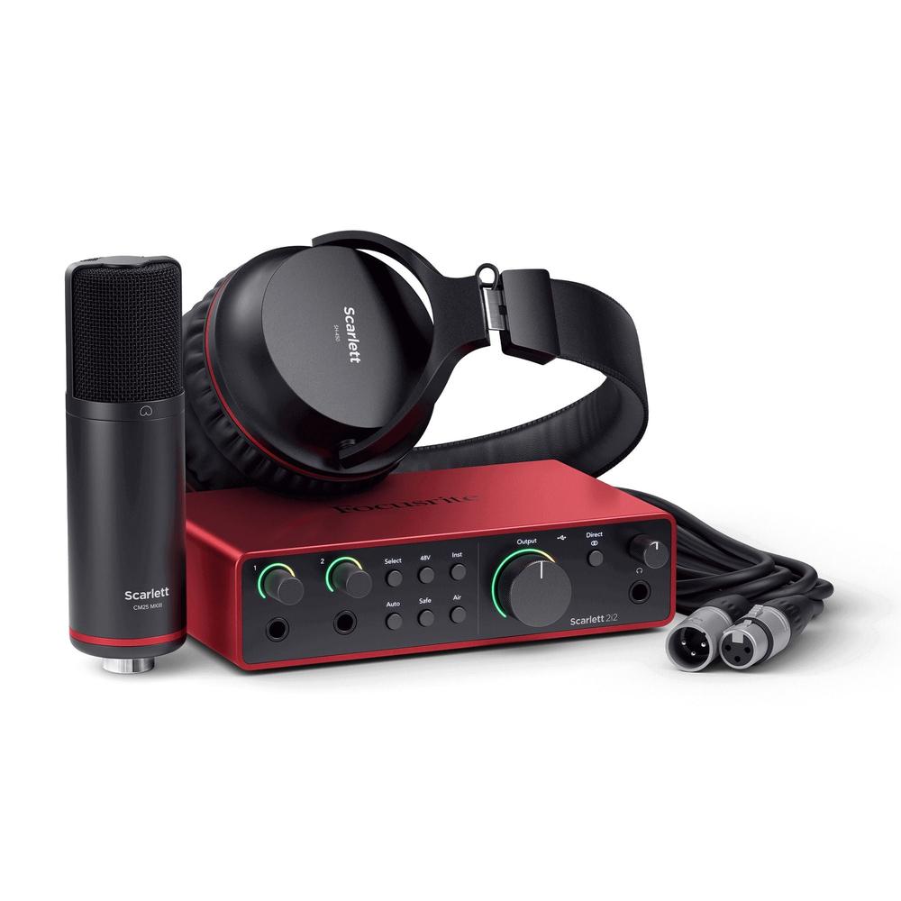Focusrite Scarlett Scarlett 2i2 Studio 4th Gen Recording Bundle