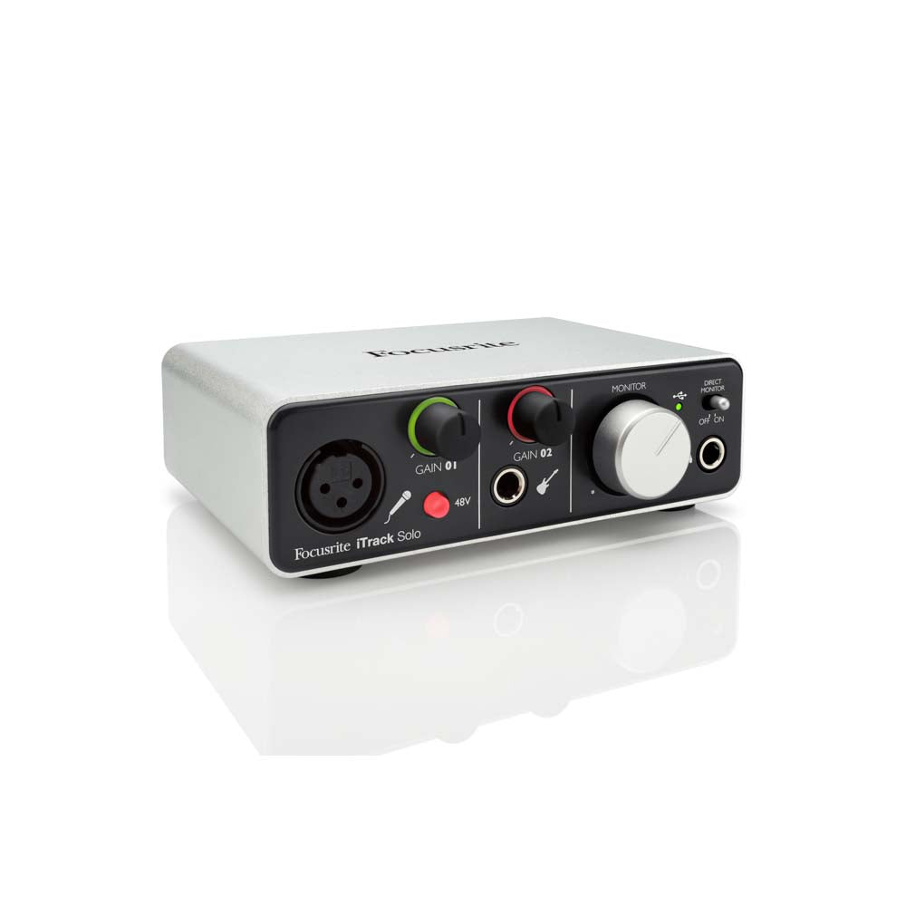 Focusrite iTrack Solo iOS Audio Interface with Lightning Connector-interface-Focusrite- Hermes Music