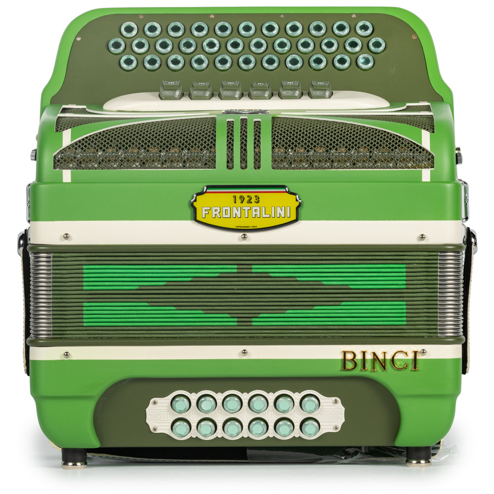 Frontalini Limited Edition Binci 6 Switch FBE-EAD Accordion in Matte Green