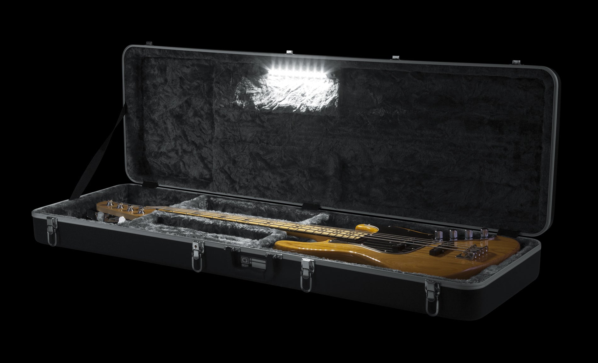 Gator Molded Case with Built In LED Light for Bass Guitars