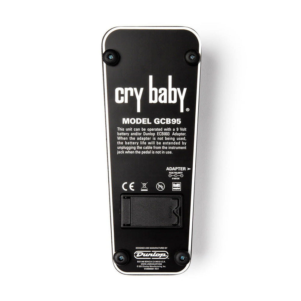DunLop GCB95 Cry Baby Standard Wah-Guitar Accessories-Dunlop-Hermes Music