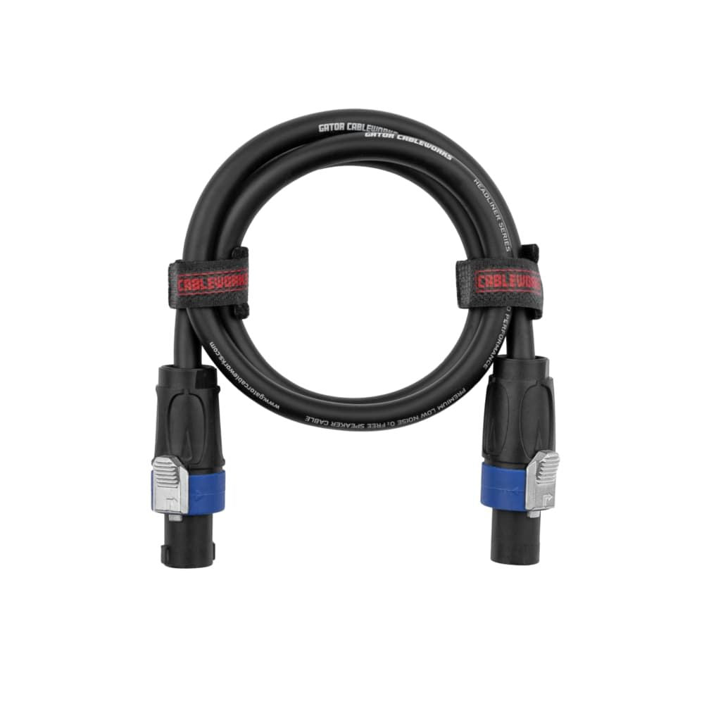 Gator 3 Foot Twist Lock Connector Speaker Cable-cables-Gator-Gator Cableworks-Hermes Music