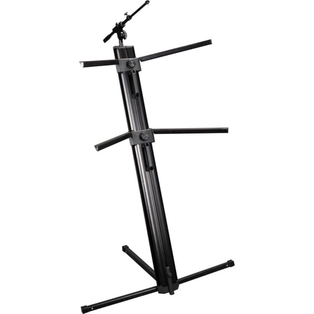 Gator Frameworks Column-Style Keyboard Stand with Mic Boom Arm and Gig Bag-Gator-Hermes Music