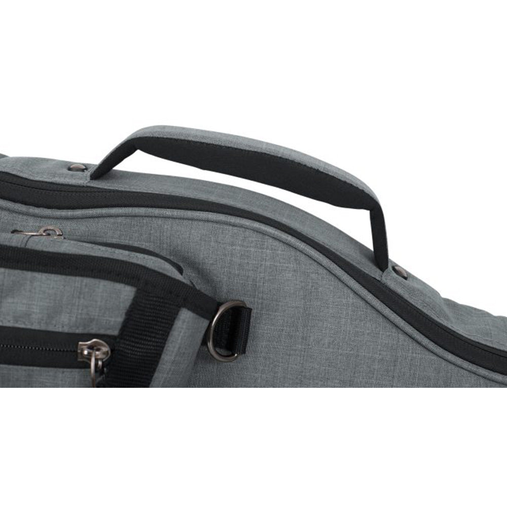 Gator GT-ELECTRIC-GRY Transit Series Electric Guitar Gig Bag with Light Grey Exterior