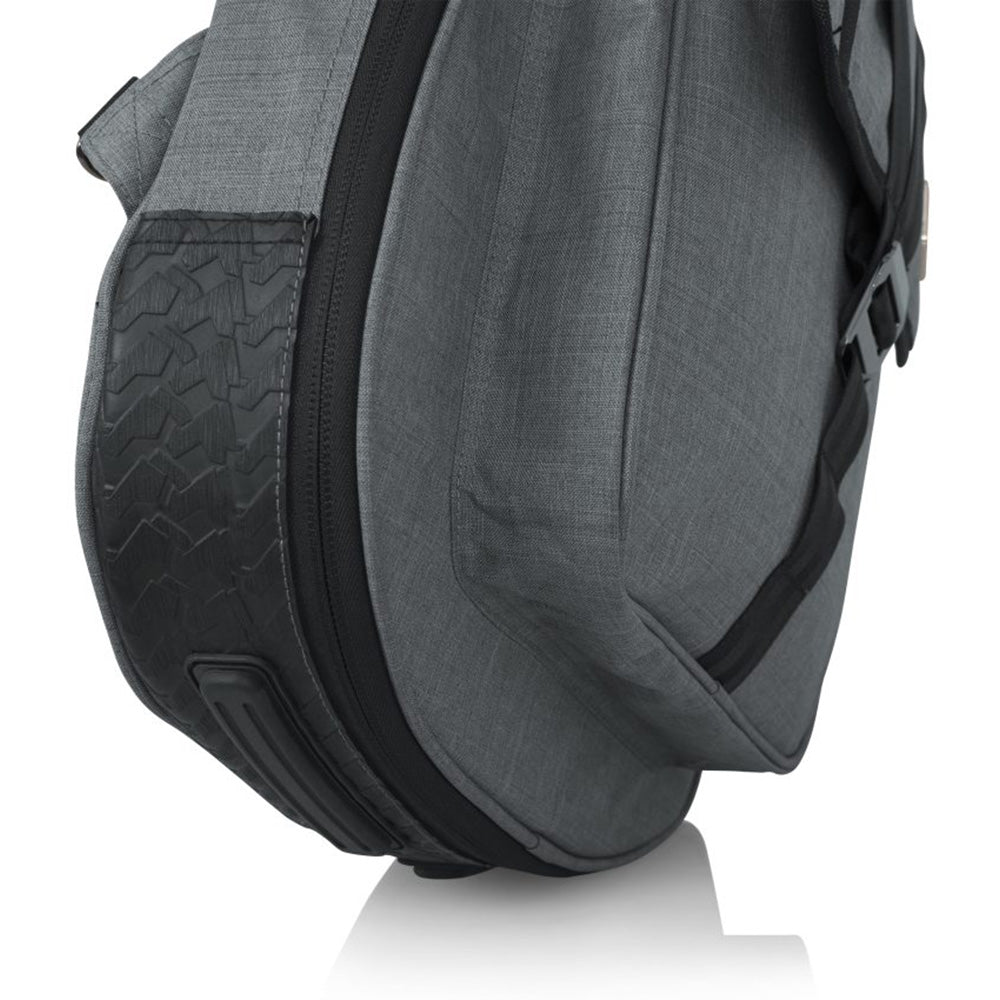 Gator GT-ELECTRIC-GRY Transit Series Electric Guitar Gig Bag with Light Grey Exterior