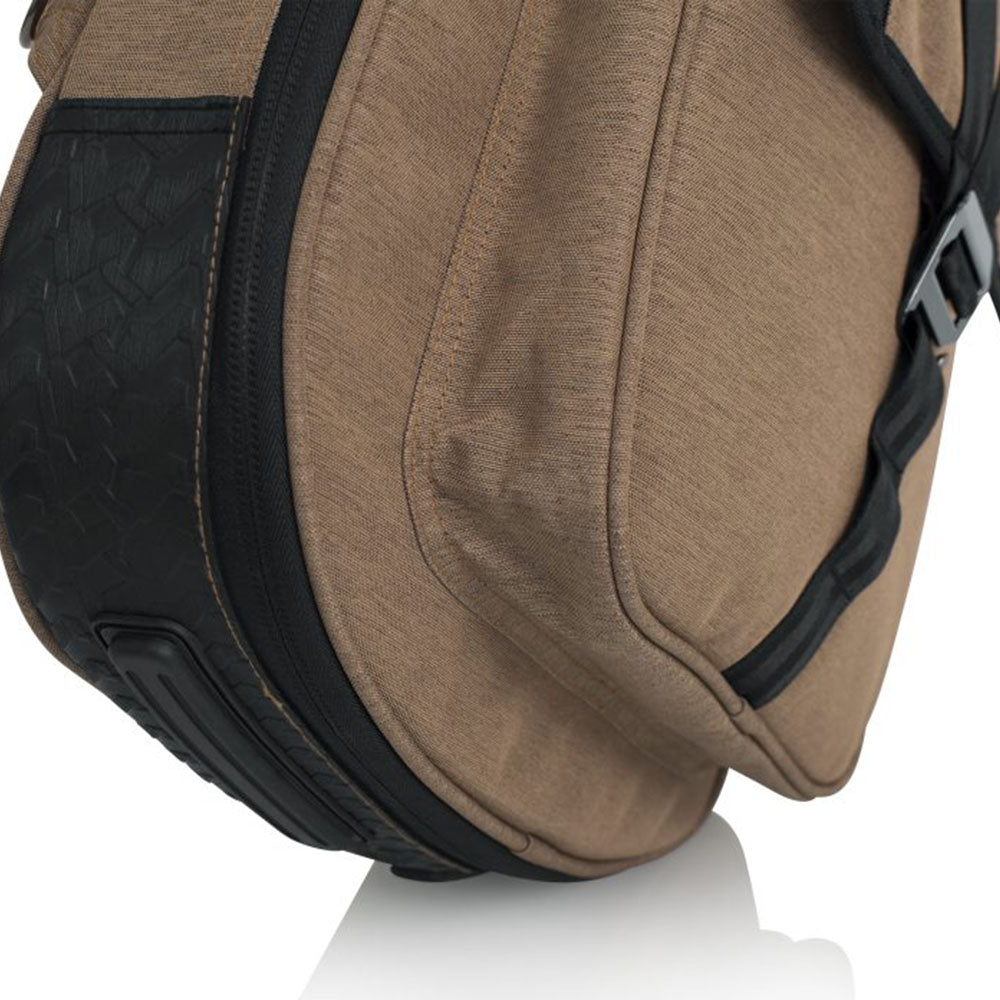 Gator GT-ELECTRIC-TAN Transit Series Electric Guitar Gig Bag with Tan Exterior