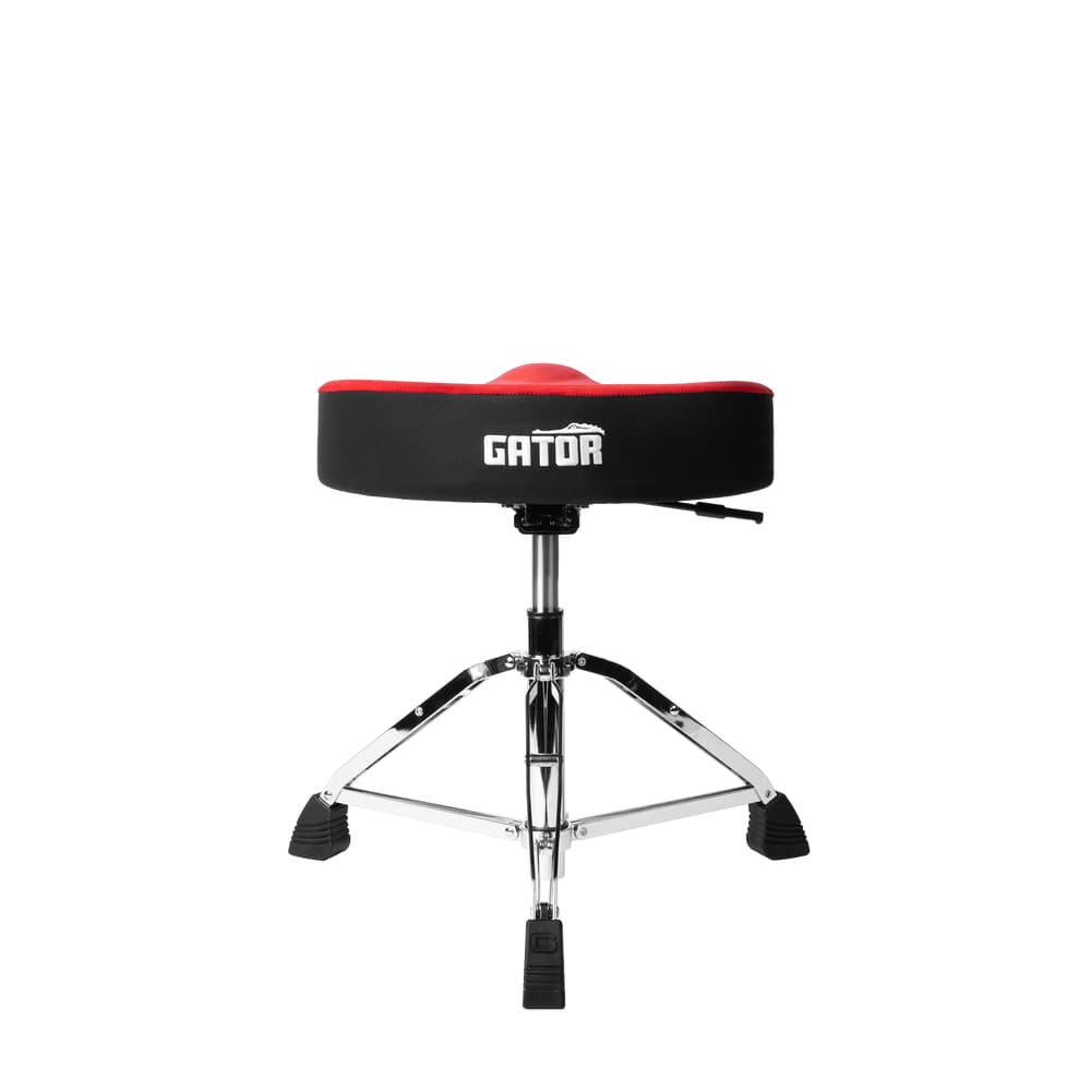 Gator Air Glide Drum Throne Saddle Seat- Red