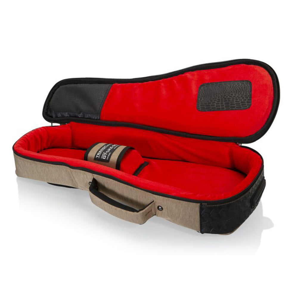 Gator GT-UKE-CON-TAN Grey Transit Bag – Concerto Ukulele