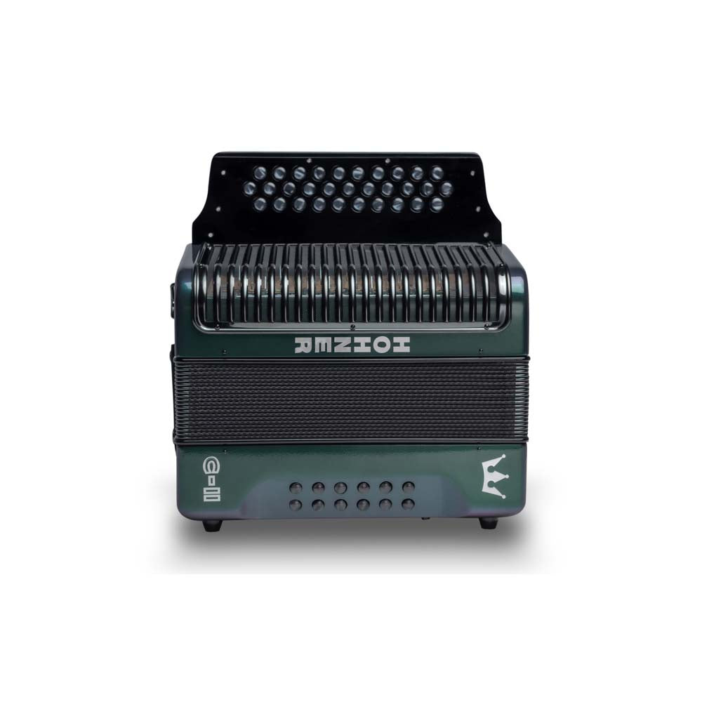 Hohner Corona C-II Accordion GCF Green to Gold-accordion-Hohner- Hermes Music