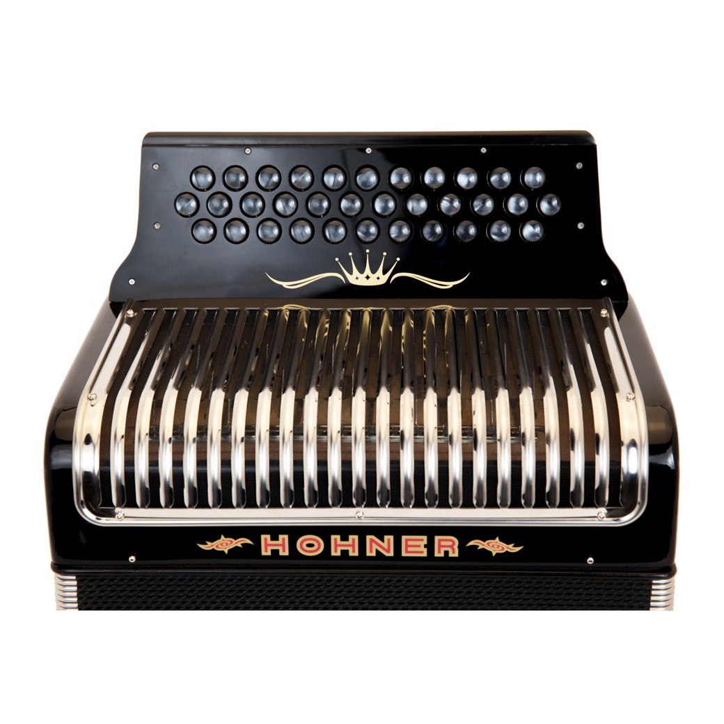 Hohner Corona II Xtreme FBE Black-accordion-Hohner- Hermes Music