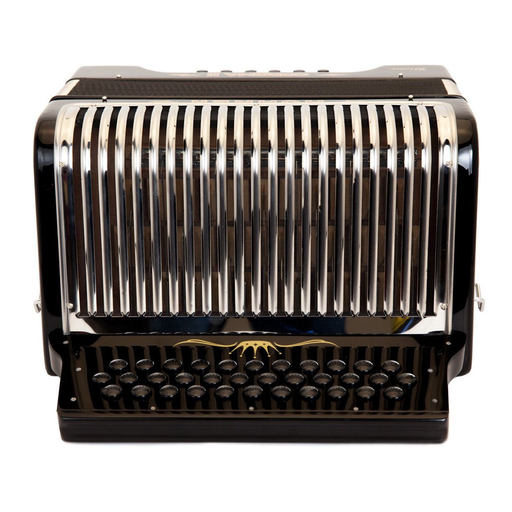 Hohner Corona II Xtreme FBE Black-accordion-Hohner- Hermes Music