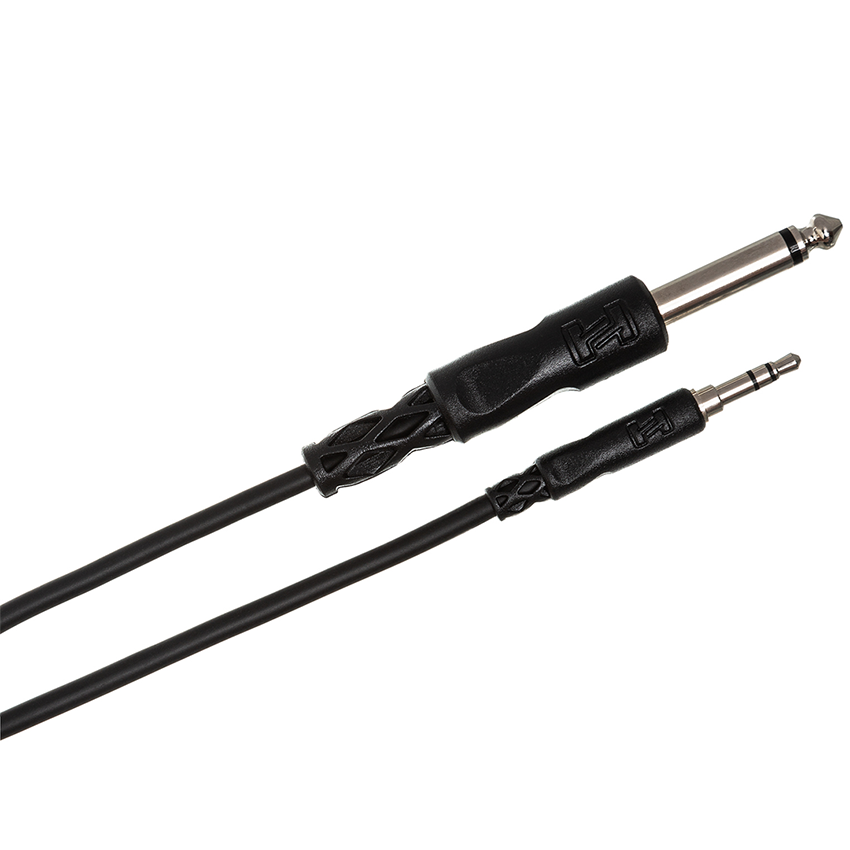 Hosa Technology CMP-105 Cable 3.5mm TRS - 1/4" TS 5'-accessories-Hosa Technology- Hermes Music