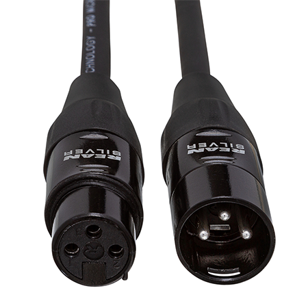Hosa Pro Microphone Cable, REAN XLR3F to 1/4 in TS, 25 ft Hosa Pro Microphone Cable, REAN XLR3F to 1/4 in TS, 25 ft