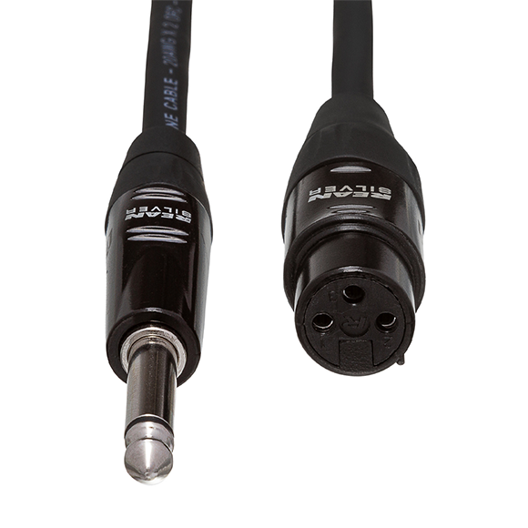 Hosa Technology Pro Microphone Cable XLR3F to TS 10ft-accessories-Hosa Technology- Hermes Music