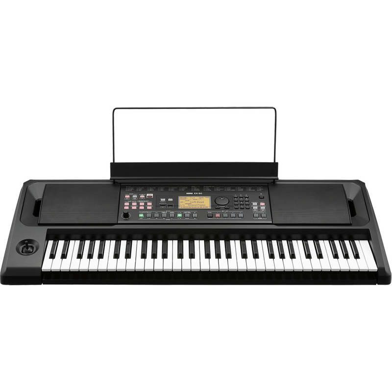 Korg EK-50 61-Key Sound Entertainment Keyboard Black-keyboard-Korg- Hermes Music