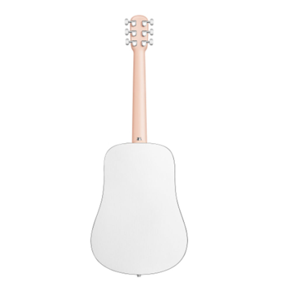 Lava Music LAVA ME Play Light Peach w/White 36" Acoustic-Electric Guitar w/Bag-Guitar-Lava Music-Hermes Music