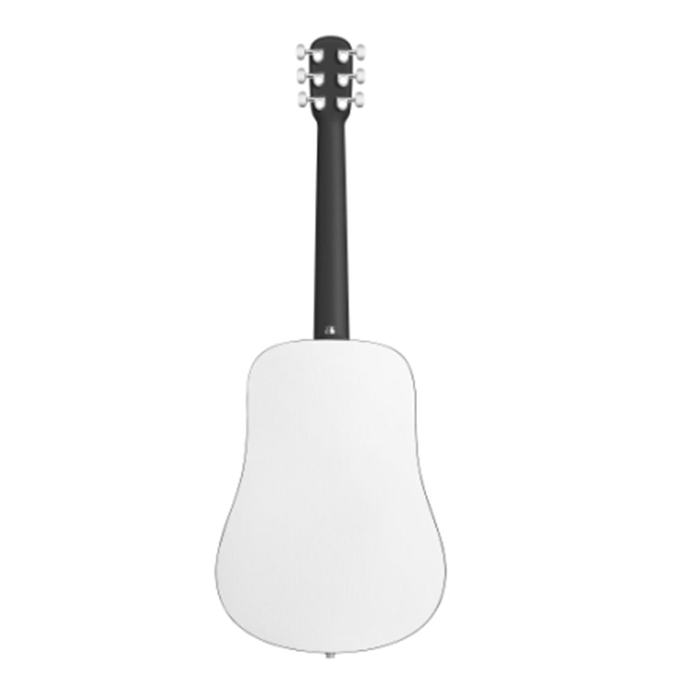 Lava Music LAVA ME Play Nightfall Frost White 36" Acoustic-Electric Guitar w/Bag-Guitar-Lava Music-Hermes Music