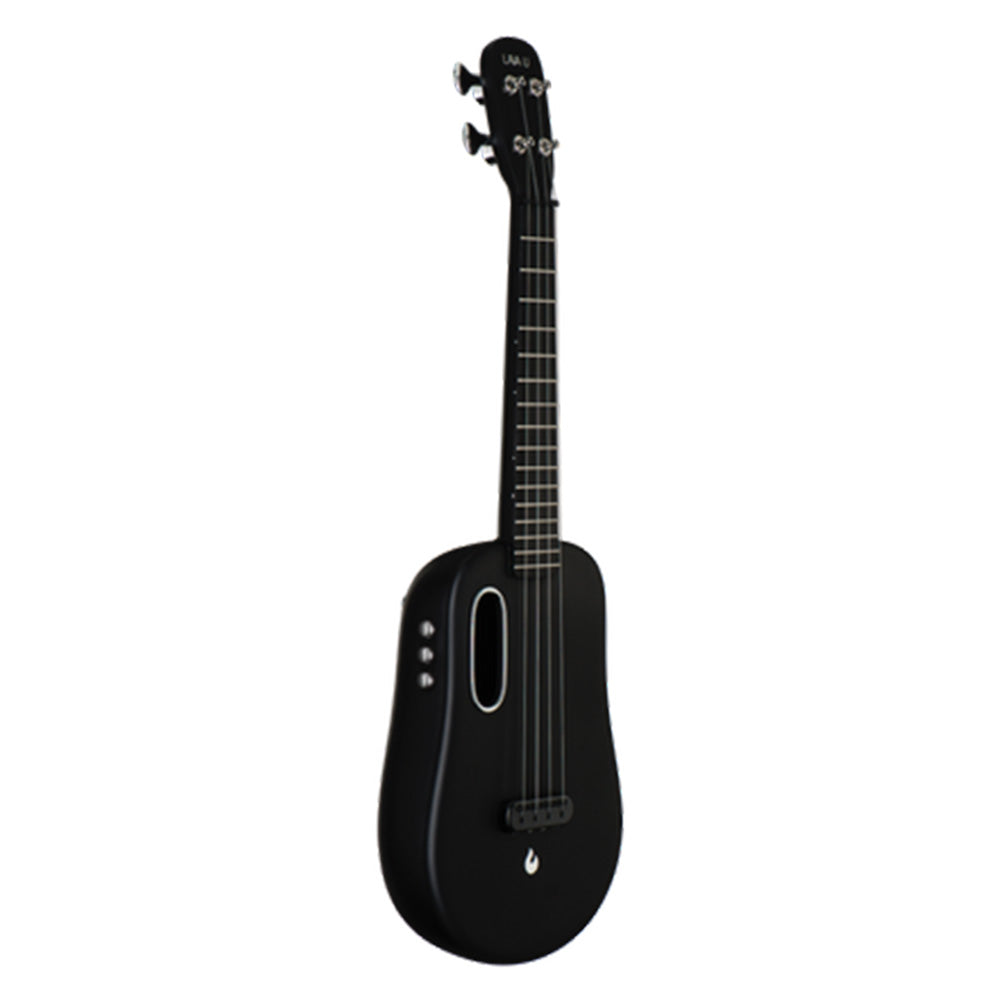 Lava Music LAVA U Black 23" FreeBoost Acoustic-Electric Ukelele w/Space Case-ukulele-Lava Music-Hermes Music