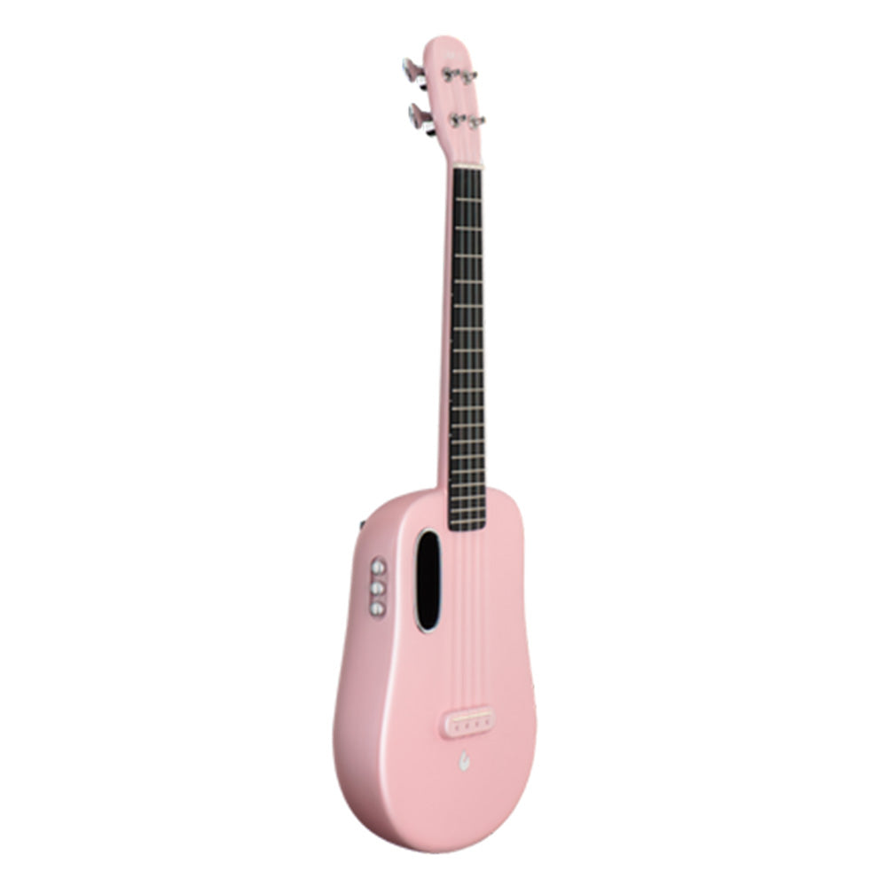 Lava Music LAVA U Pink 23" FreeBoost Acoustic-Electric Ukelele w/Space Case-ukulele-Lava Music-Hermes Music