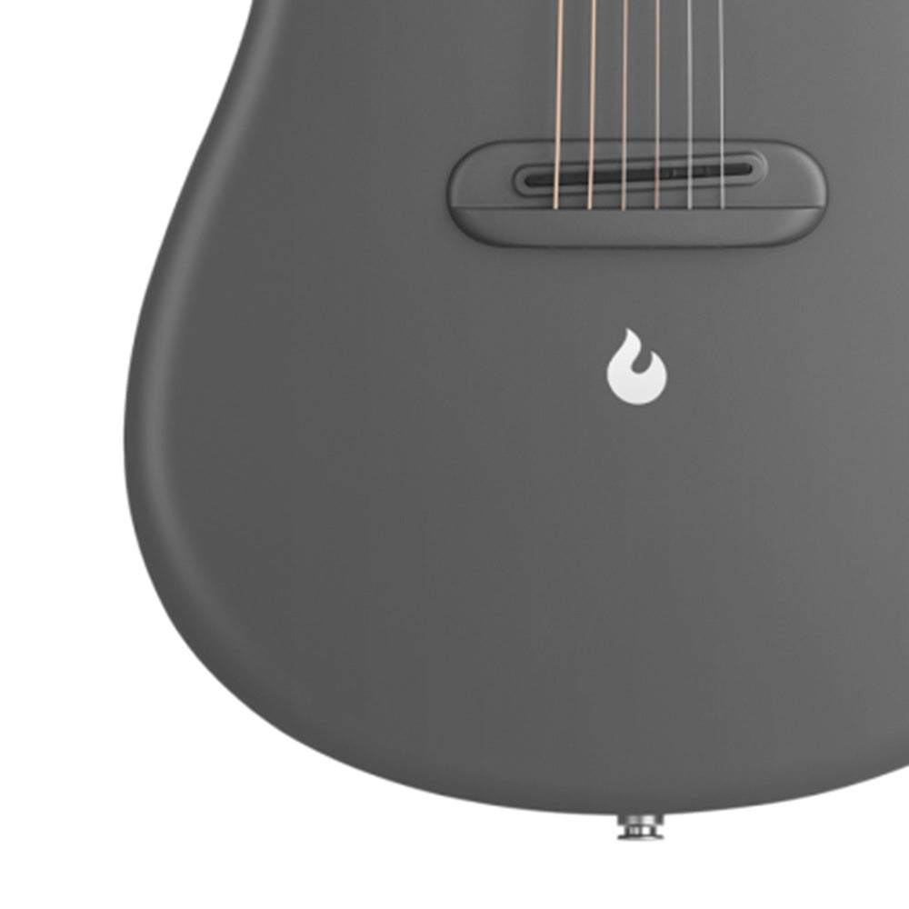 Lava Music LAVA ME 4 CARBON Grey 36" Acoustic/Electric Guitar w/Bag-Guitar-Lava Music-Hermes Music