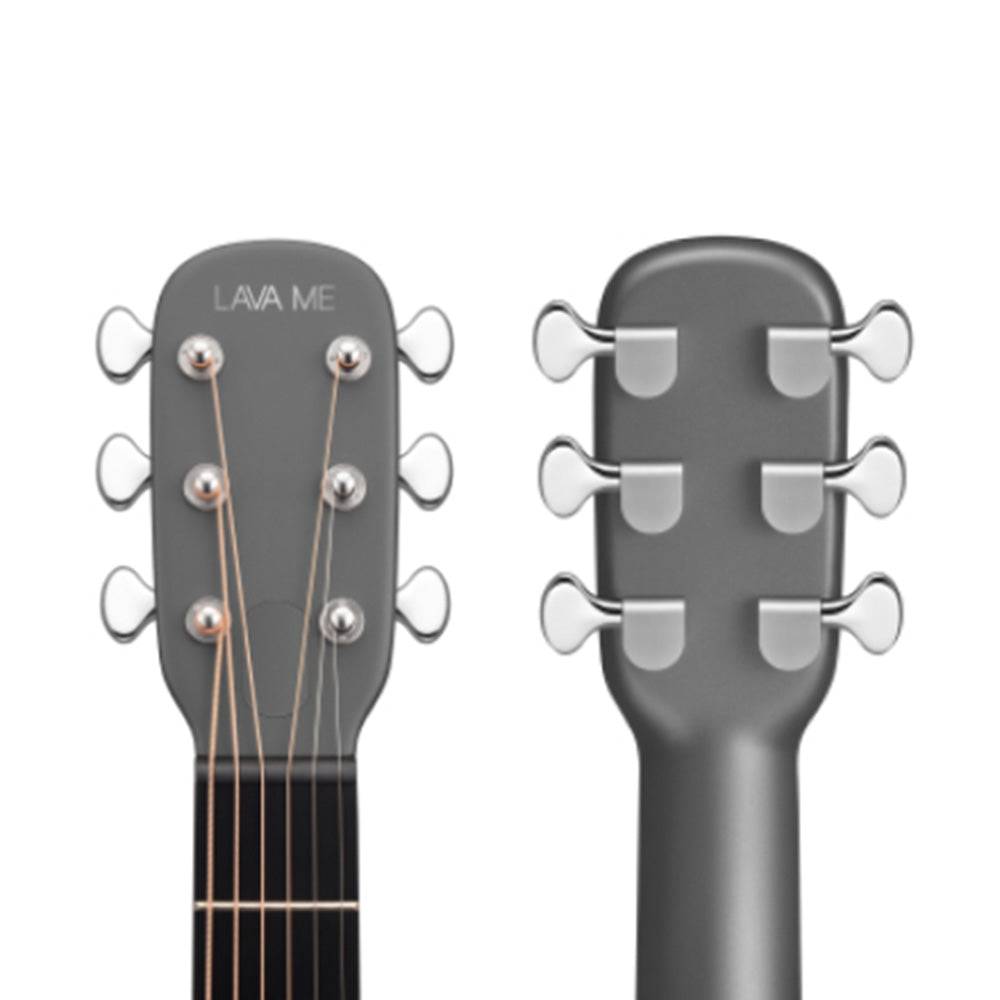 Lava Music LAVA ME 4 CARBON Grey 36" Acoustic/Electric Guitar w/Bag-Guitar-Lava Music-Hermes Music