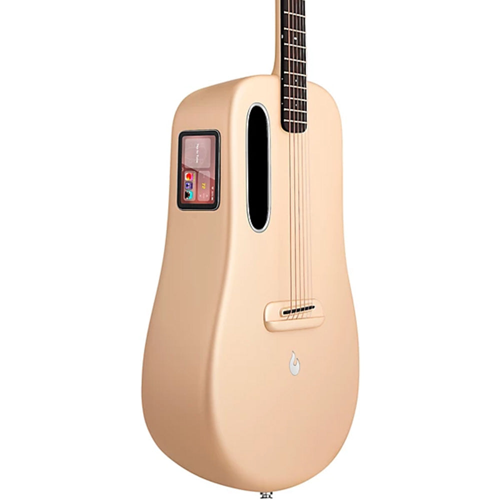 Lava Music LAVA ME 4 CARBON Gold 38" Acoustic-Electric Guitar w/Bag-Guitar-Lava Music-Hermes Music
