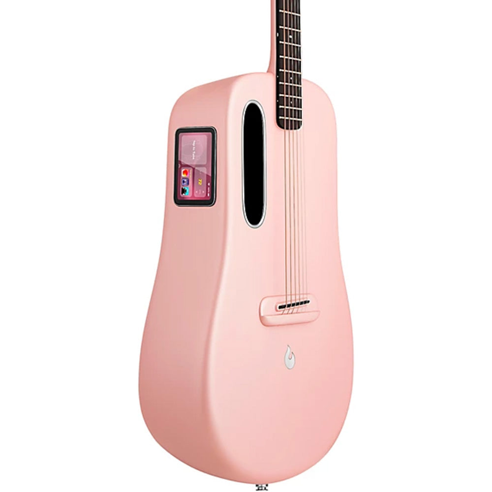 Lava Music LAVA ME 4 CARBON Pink 38" Acoustic-Electric Guitar w/Bag-Guitar-Lava Music-Hermes Music