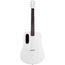 Lava Music LAVA ME 4 CARBON White 38" Acoustic-Electric Guitar w/Bag-Guitar-Lava Music-Hermes Music