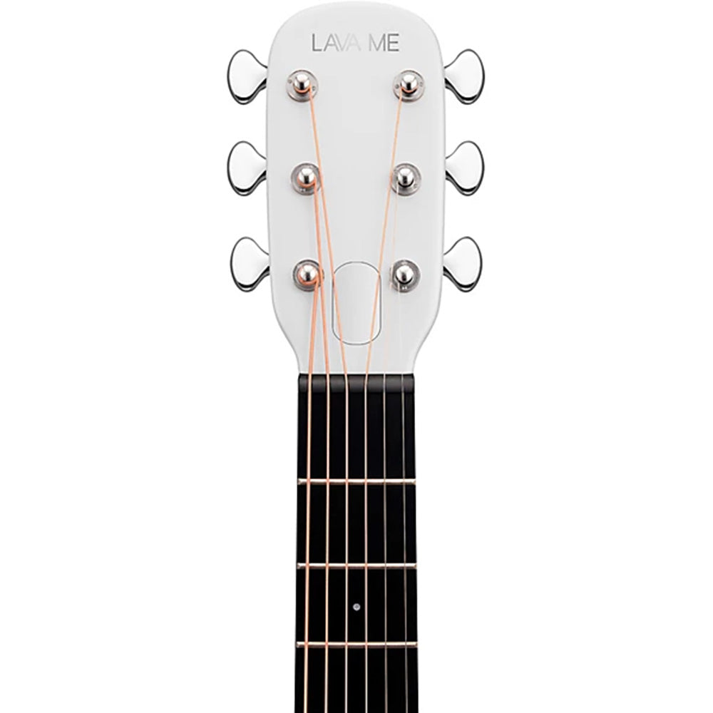 Lava Music LAVA ME 4 CARBON White 38" Acoustic-Electric Guitar w/Bag-Guitar-Lava Music-Hermes Music