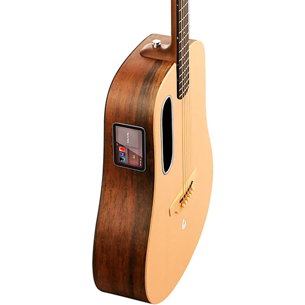 Lava Music LAVA ME 4 Spruce Woodgrain Brown 41" Acoustic-Electric Guitar w/Bag-Guitar-Lava Music-Hermes Music