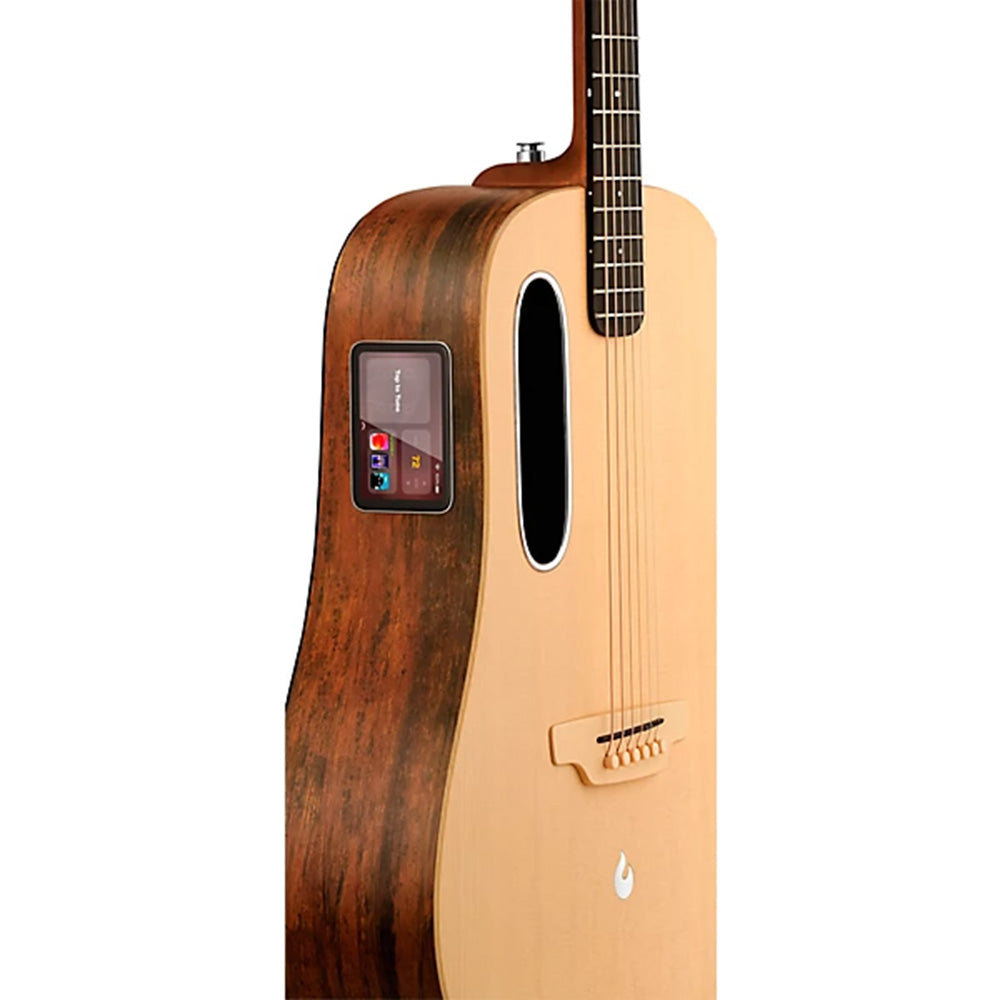 Lava Music LAVA ME 4 Spruce Woodgrain Brown 41" Acoustic-Electric Guitar w/Bag-Guitar-Lava Music-Hermes Music