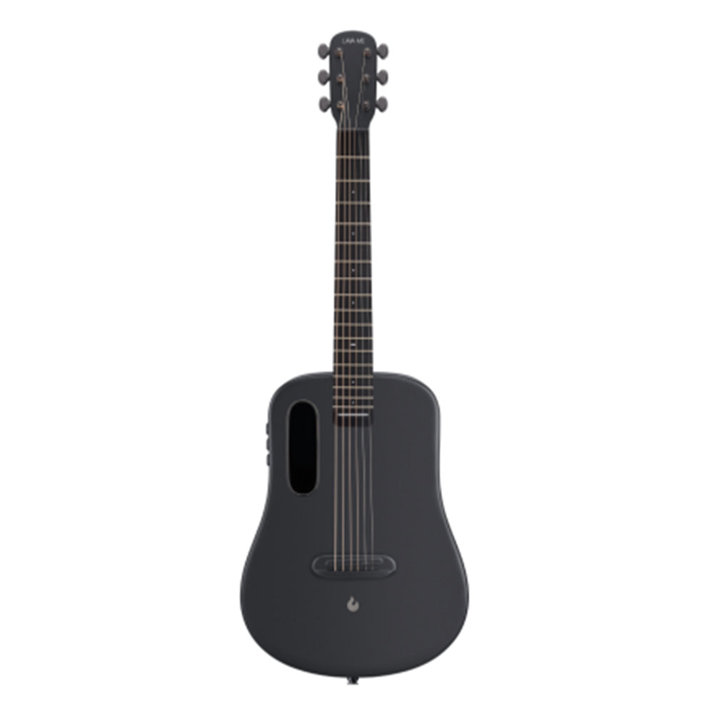 Lava Music LAVA ME Air Carbon Black 36" Acoustic-Electric Guitar w/Bag-Guitar-Lava Music-Hermes Music