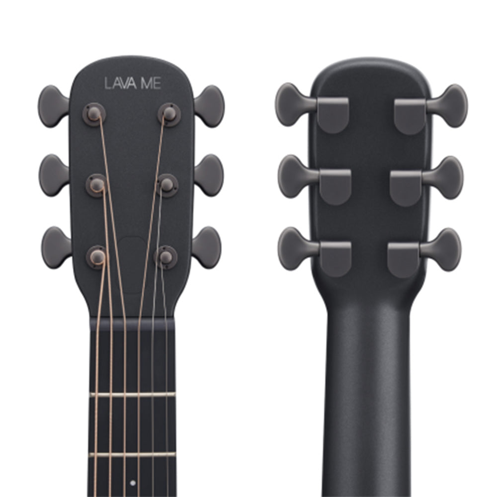 Lava Music LAVA ME Air Carbon Black 36" Acoustic-Electric Guitar w/Bag-Guitar-Lava Music-Hermes Music