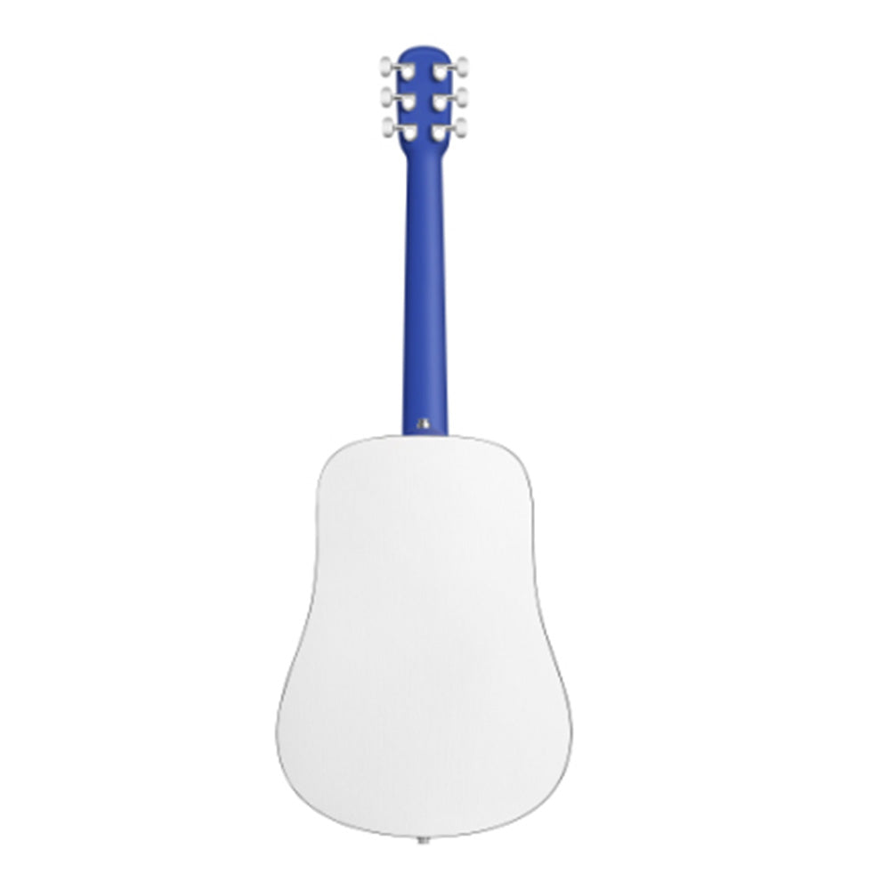 Lava Music LAVA ME Play White with Blue 36" Acoustic-Electric Guitar w/Bag-Guitar-Lava Music-Hermes Music