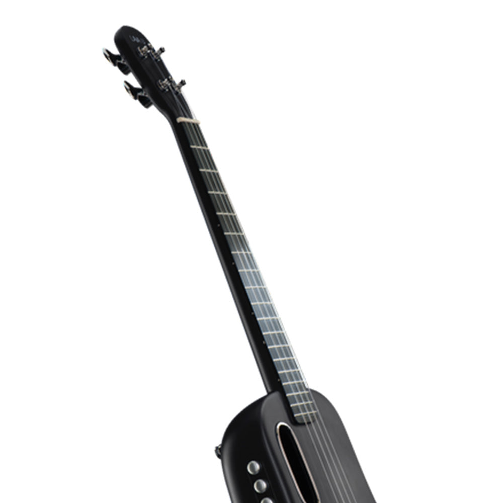 Lava Music LAVA U Black 23" FreeBoost Acoustic-Electric Ukelele w/Space Case-ukulele-Lava Music-Hermes Music