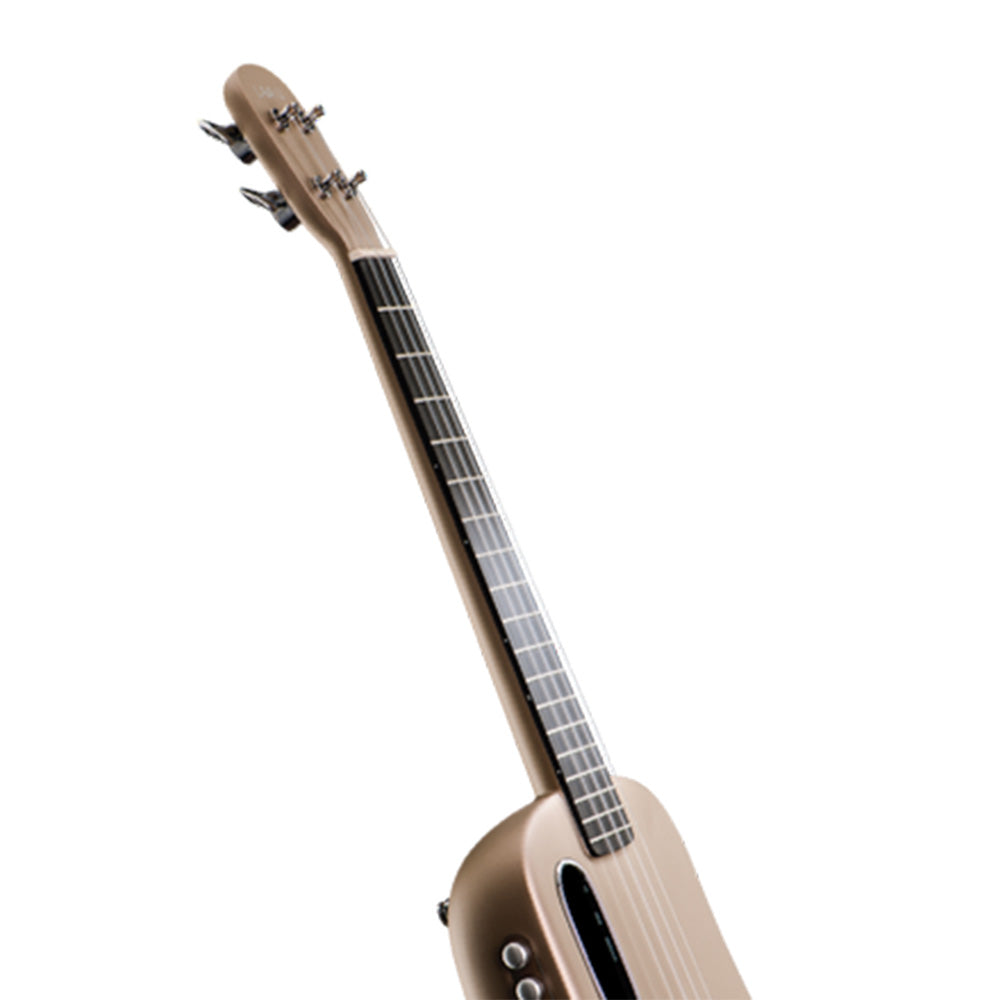 Lava Music LAVA U Gold 23" FreeBoost Acoustic-Electric Ukelele w/Space Case-ukulele-Lava Music-Hermes Music