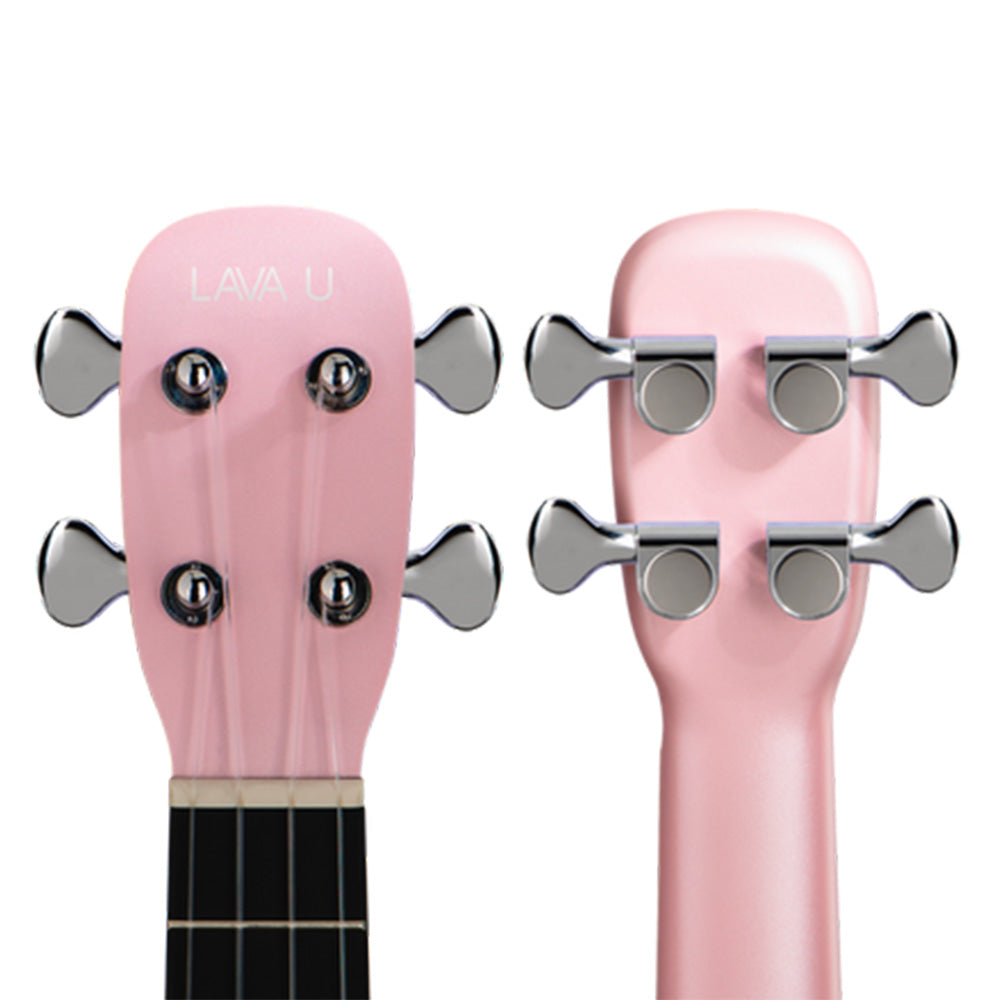 Lava Music LAVA U Pink 23" FreeBoost Acoustic-Electric Ukelele w/Space Case-ukulele-Lava Music-Hermes Music